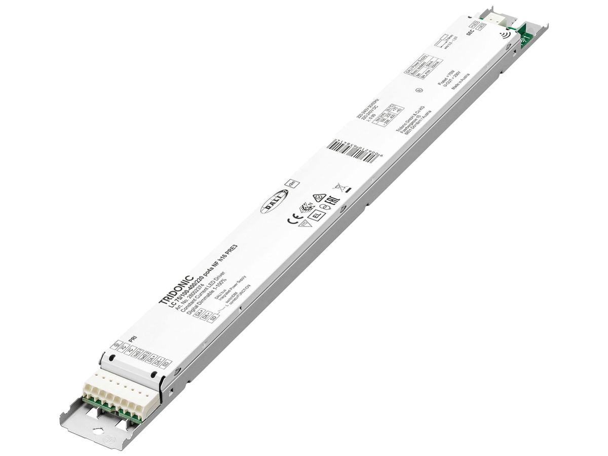 LED-Konverter Tridonic LC po4a 100…400mA, 75W, 360×30×16mm