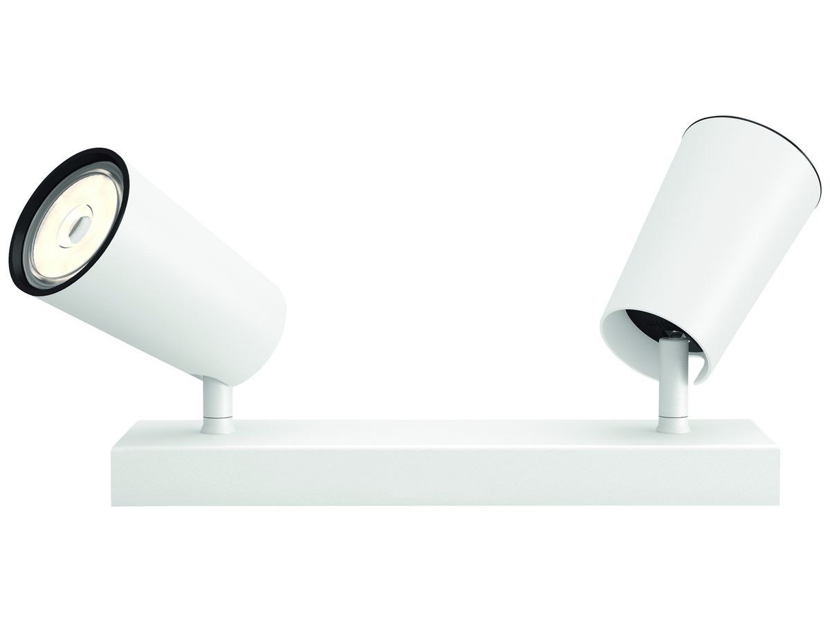 Deckenleuchte Philips myLiving PAISLEY, GU10 2×5.5W IP20, weiss