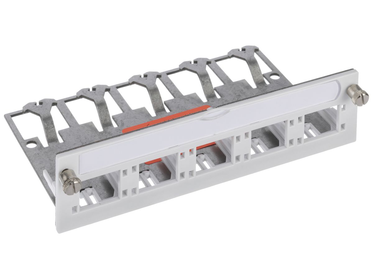 Universaleinheit leer 5×1 Port freenet hellgrau