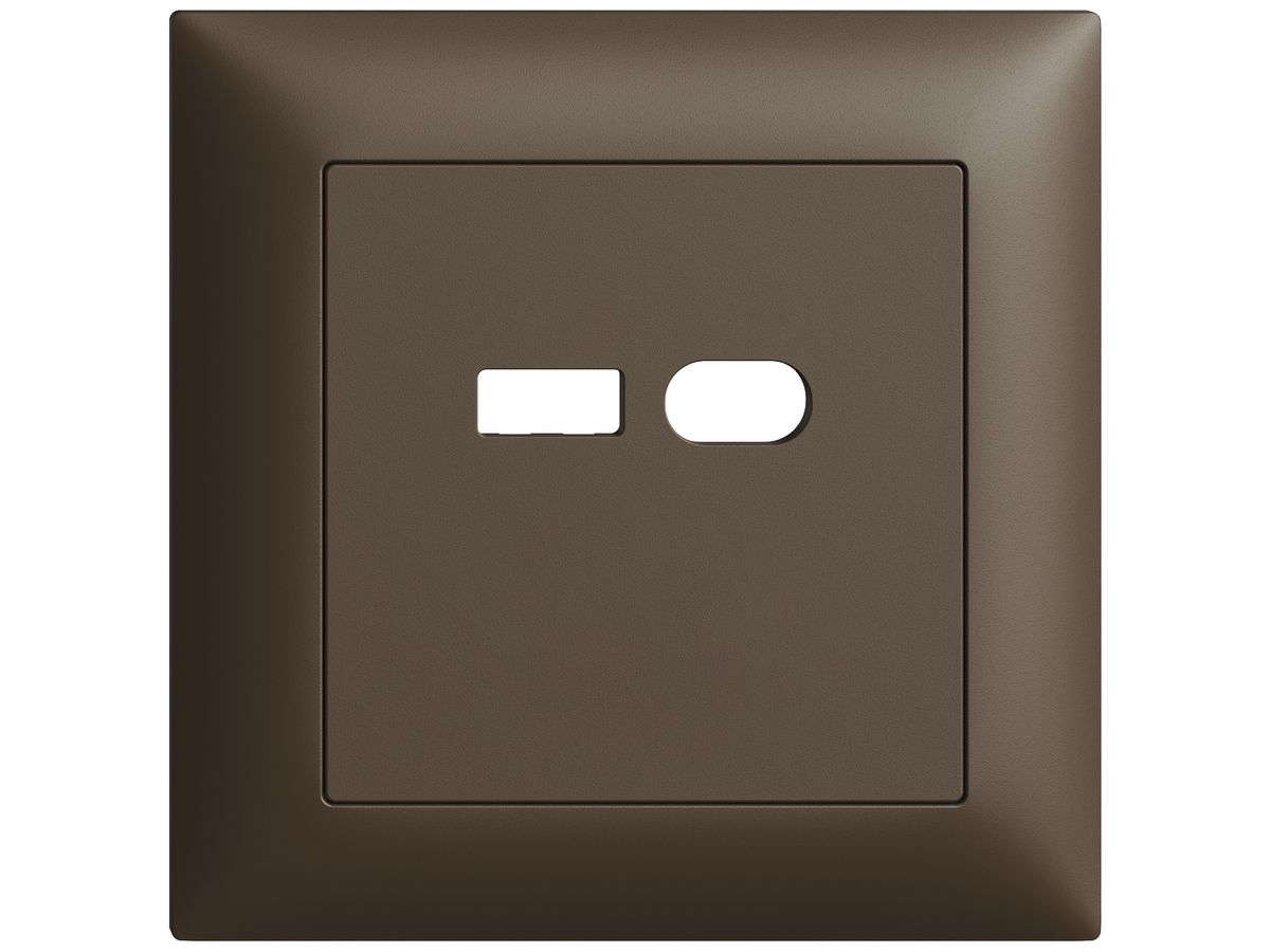 UP-Montageset Feller EDIZIOdue für Steckdose USB 18W Typ A + Typ C coffee