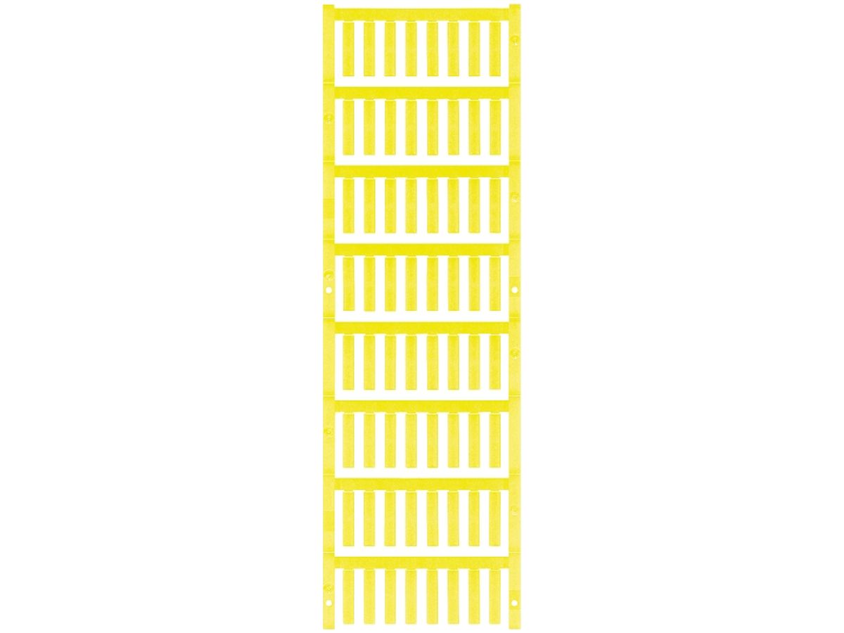 Leitermarkierer Weidmüller MultiCard SF für Ø3…3.7mm 21×4.6mm PA66 gelb