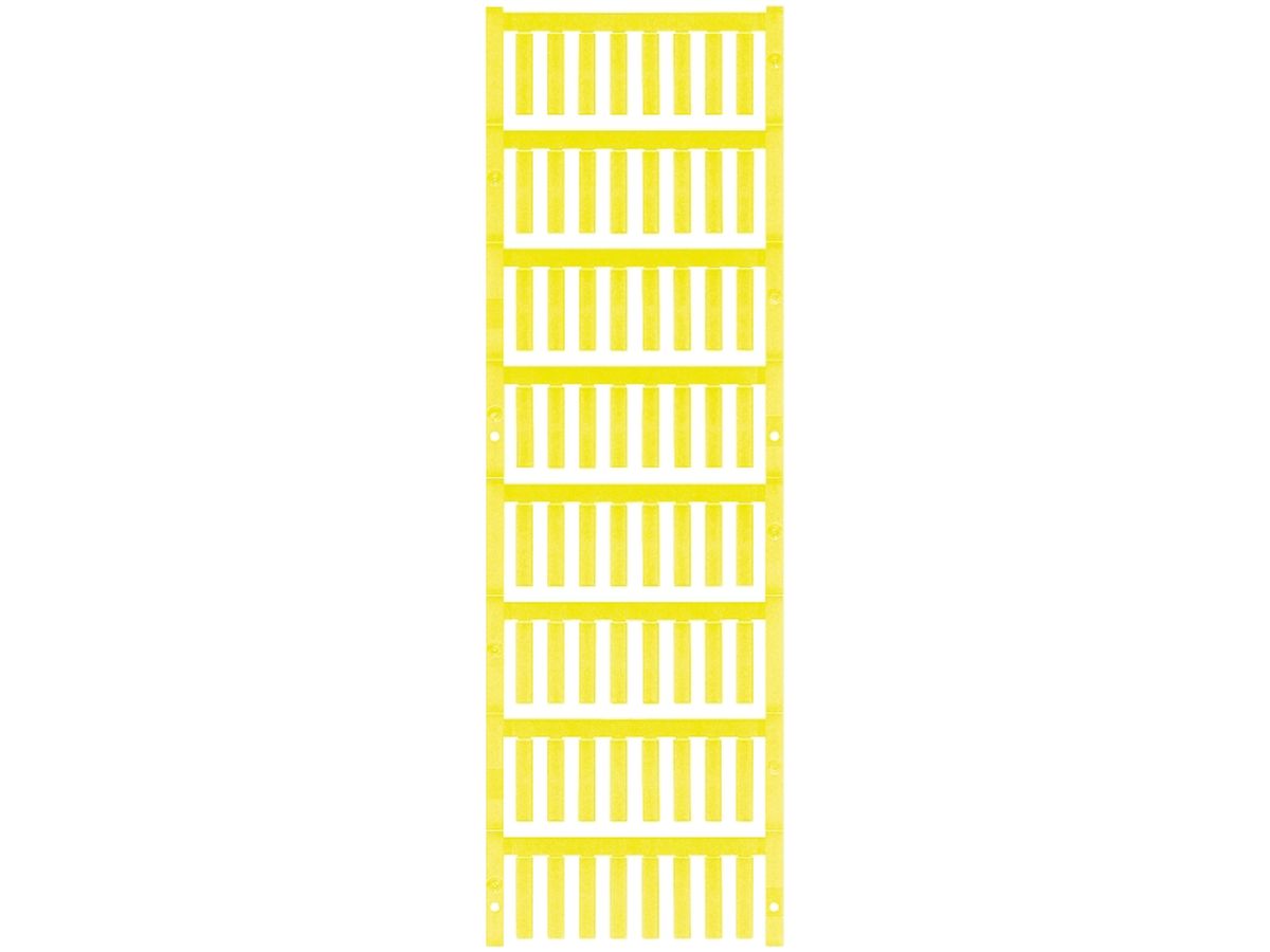 Leitermarkierer Weidmüller MultiCard SF für Ø3…3.7mm 21×4.6mm PA66 gelb