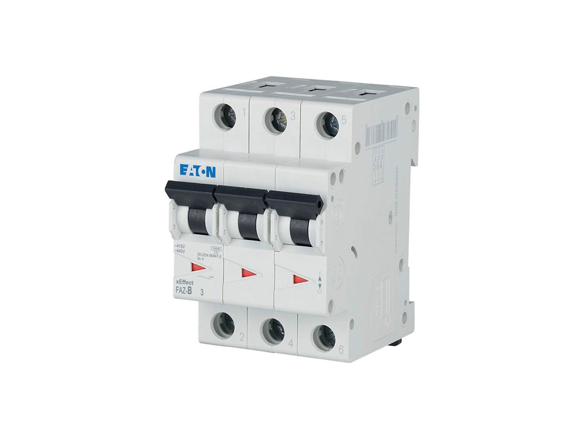 Leitungsschutzschalter Eaton FAZ-B16/3 3P 400V B 16A 10kA 3TE