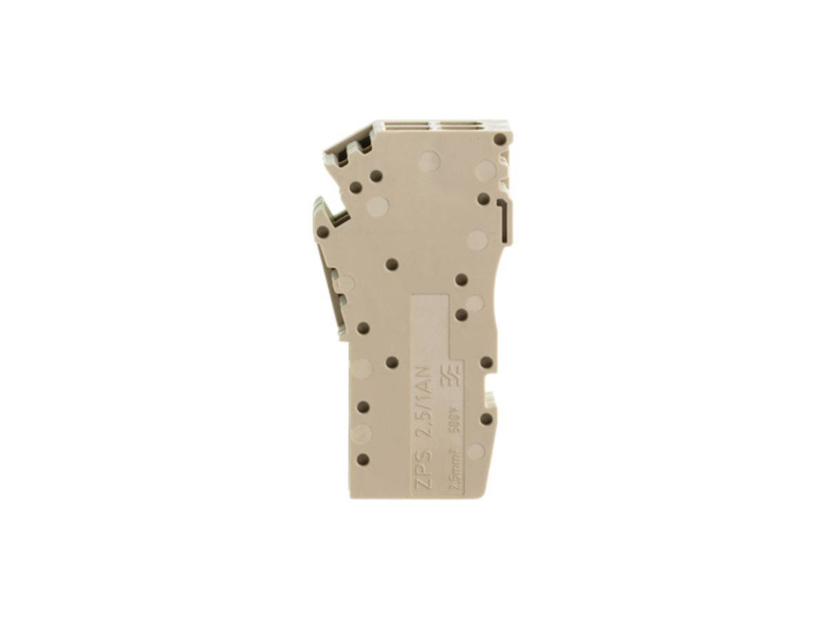 Kupplung Weidmüller ZPS 2.5/1AN/QV/2 steckbar Zugfeder 2.5mm² 2L beige