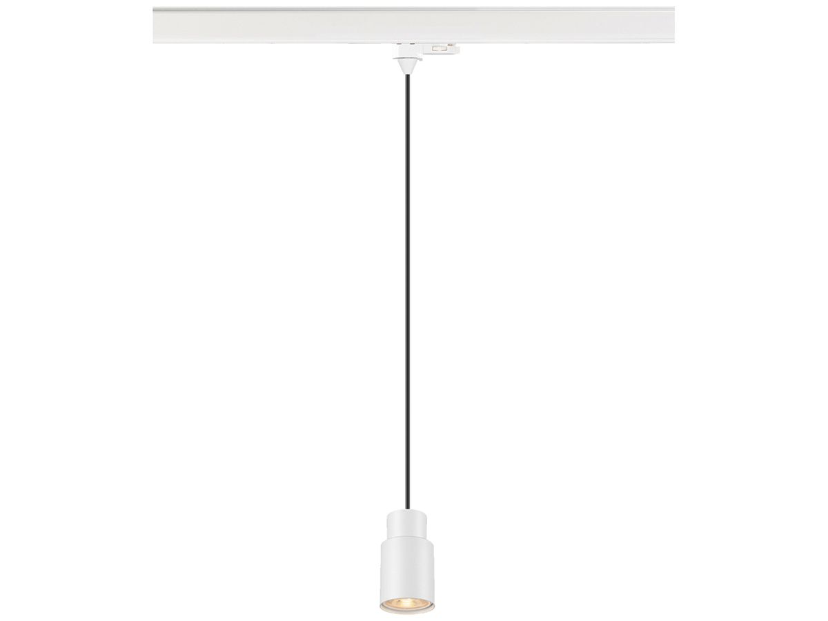 Pendelleuchte SLV PURI 2.0 Tube AD3PH GU10 1×6W DIM Ø55mm weiss