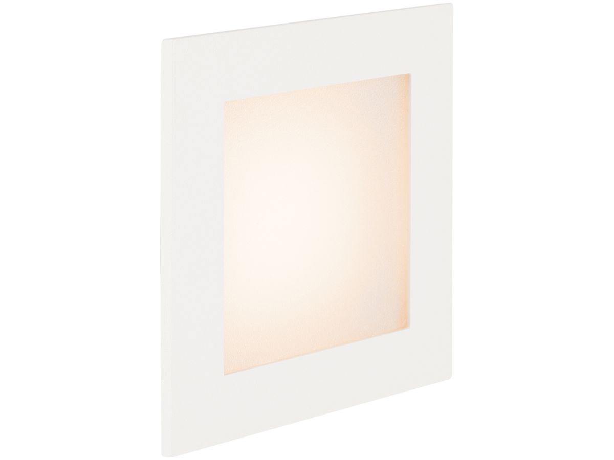 EB-LED-Decken-/Wandleuchte SLV FRAME BASIC 3W 140lm 2700K 90×90×55mm weiss