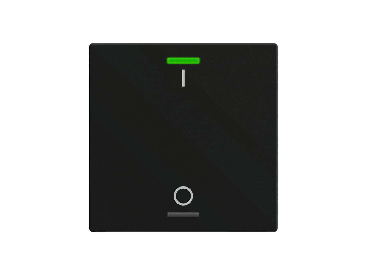 EB-Taster KNX RGBW MDT BE-TAL600116.B1 1T/2B schwarz matt "I/O"