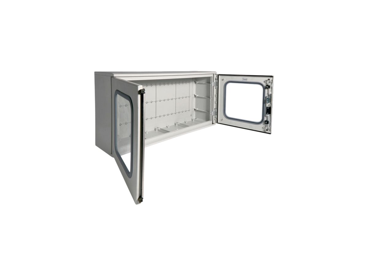 Wandgehäuse Hager Orion.Plus m.Tür 138 Module 3-Reihen 46TE 1100×550×300mm gu