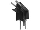 L-Verbinder SLV 48V TRACK Aluminium 81×74×81mm schwarz