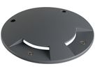Abdeckung SLV BIG PLOT Aluminium, anthrazit, IP67, 0.5t, 2 Öffnungen
