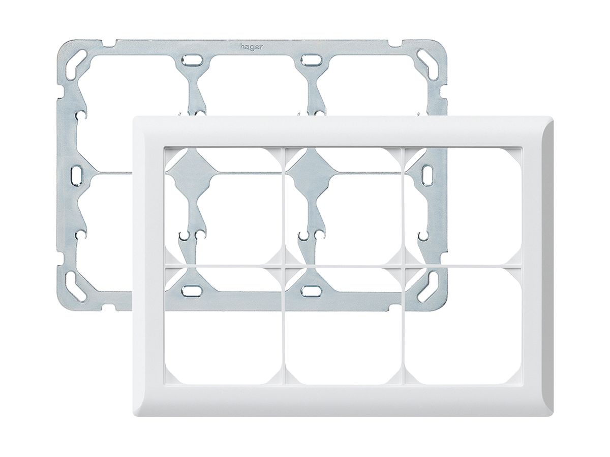 UP-Kopfzeile kallysto.line 2×3 weiss horizontal