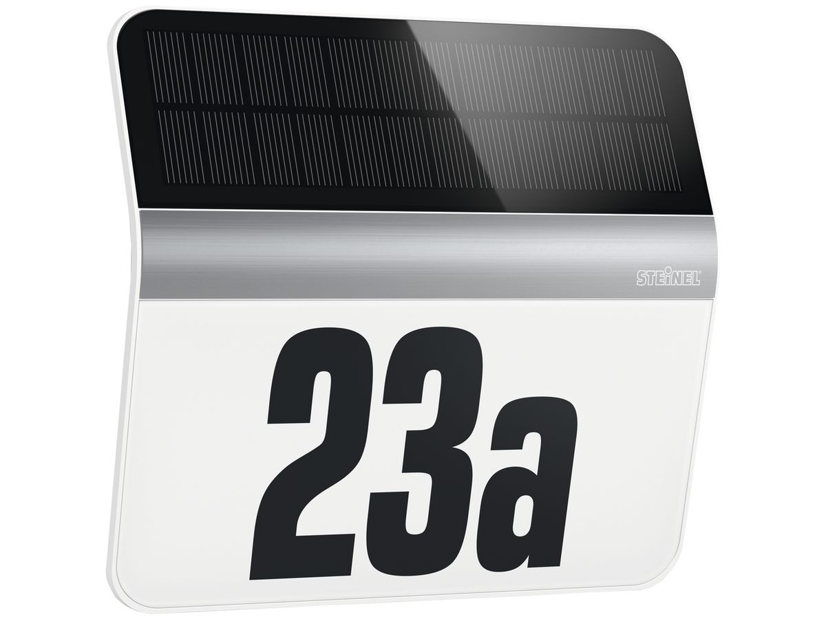 LED-Wandleuchte Steinel XSolar LH-N Solar/Akku 24mW 4000K IP44 silber