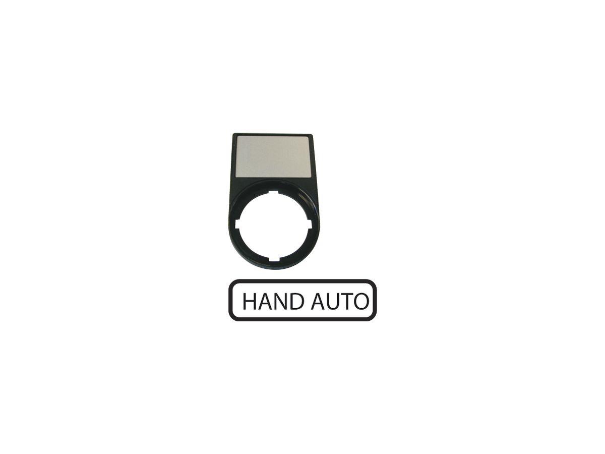 Schilderträger ETN RMQ HAND-AUTO schwarz