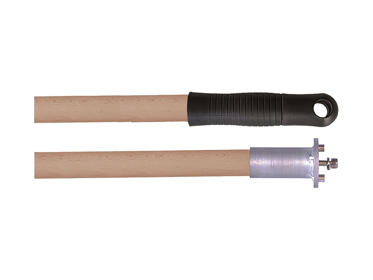 Besenstiel Plica aus Holz, 150cm Ø=24mm