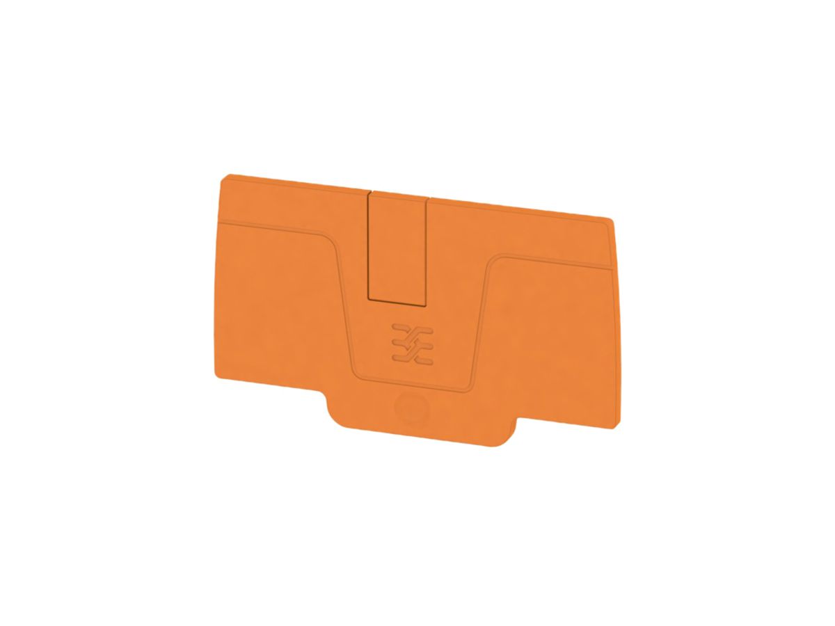 Abschlussplatte Weidmüller A-Reihe AEP 2C 6 64.93×2.1mm, orange