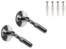 Wandhalter SLV für NV-Seilsystem, 100mm 2 Stück chrom