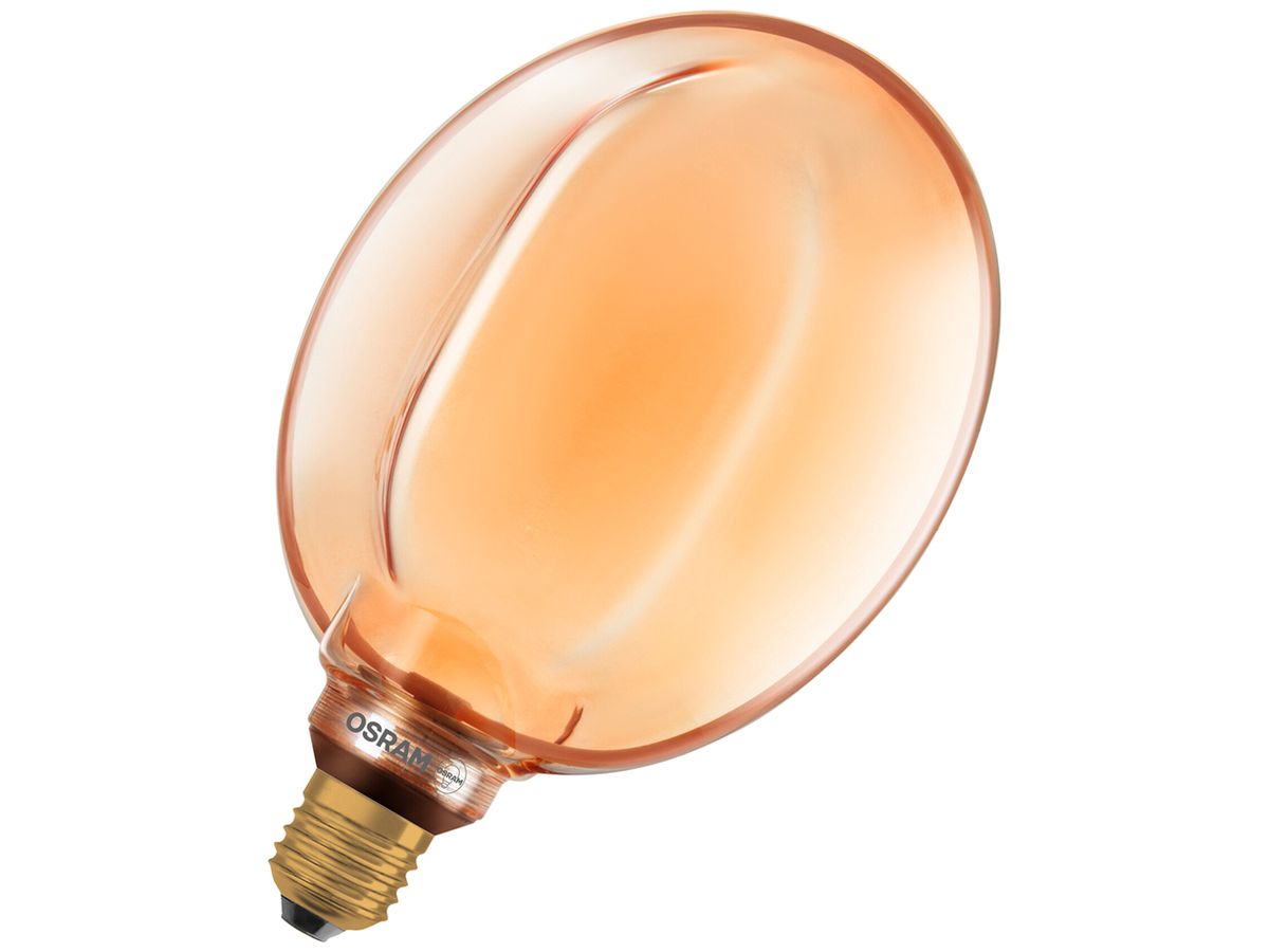 LED-Lampe LEDVANCE Vintage 1906 E27 4W 220lm 1800K klar gold DIM Ø183×232