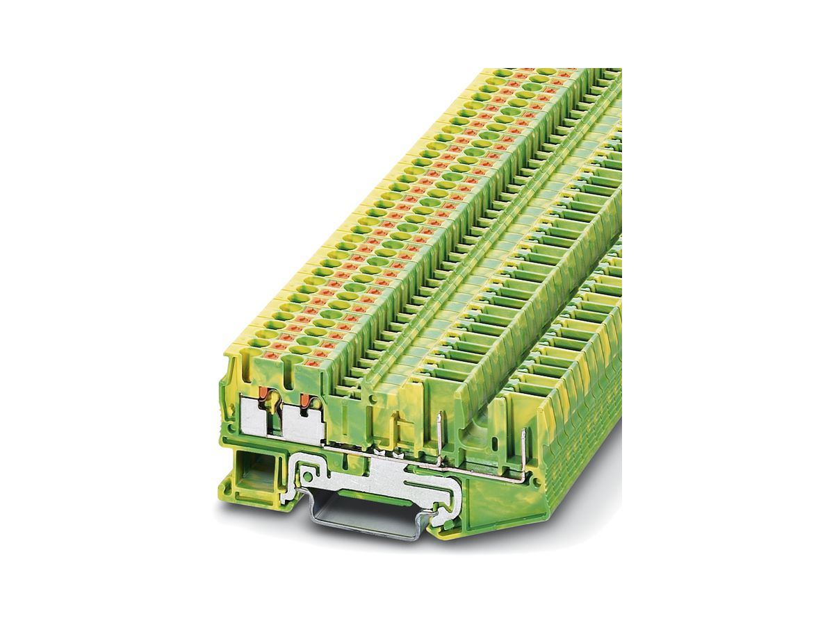 Schutzleiterklemme 0.14…4mm² grün-gelb PT 2.5-QUATTRO/2P-PE