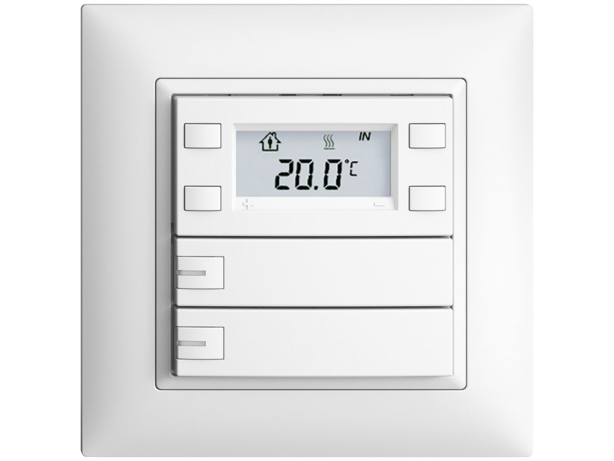 UP-RTH-Taster KNX 2-fach EDIZIOdue FMI weiss, mit LED RGB