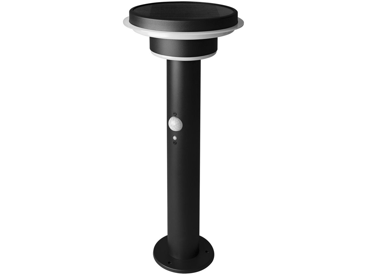 LED-Laterne LDV ENDURA STYLE Solar Sensor Post Double Circle, 6W schwarz