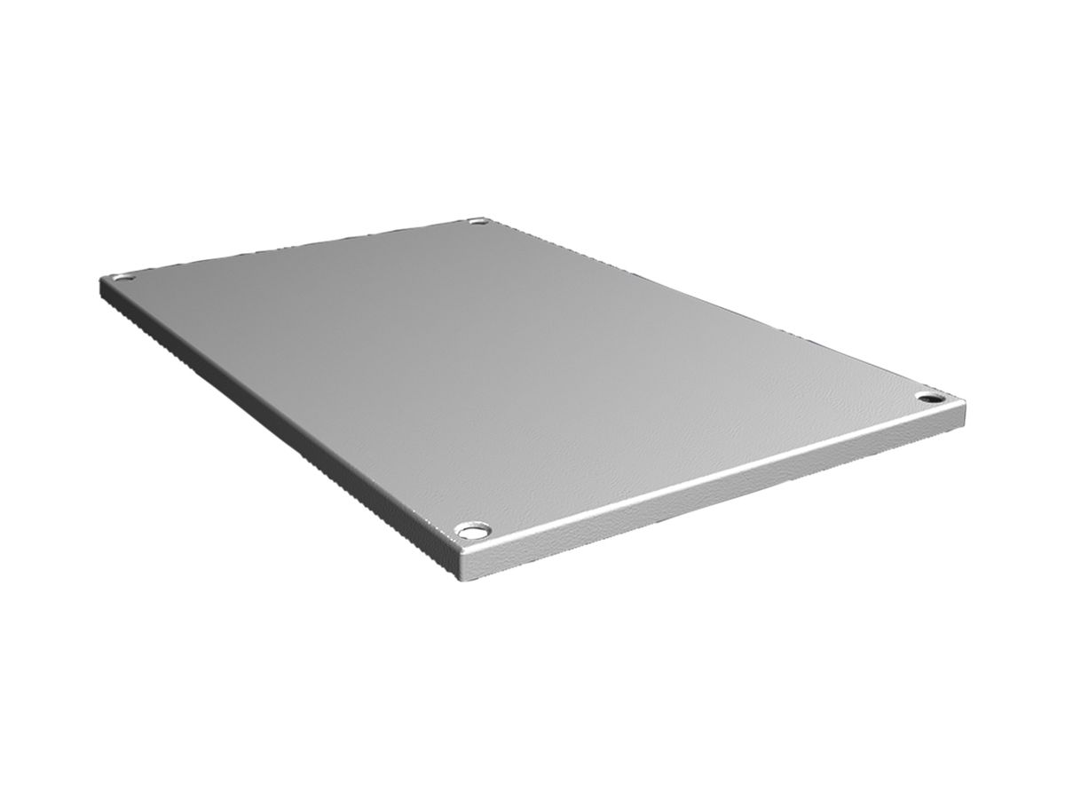 Oberbodenblech Rittal SV 9681.646 400×600mm Dachbeplankung entlüftet grau