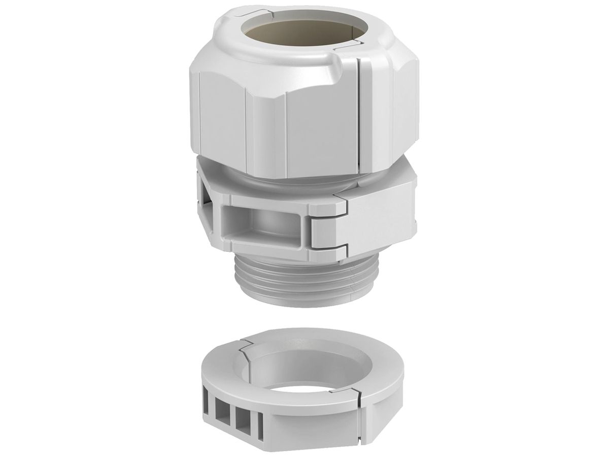 Kabelverschraubung Bettermann V-TEC TB25 teilbar M25 1×Ø18…20mm IP67 grau