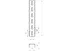 U-Profil Bettermann US3 50×30×700mm bandverzinkt
