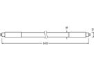LED-Röhre LEDVANCE G5 11W 1700lm 865 mattiert 849mm