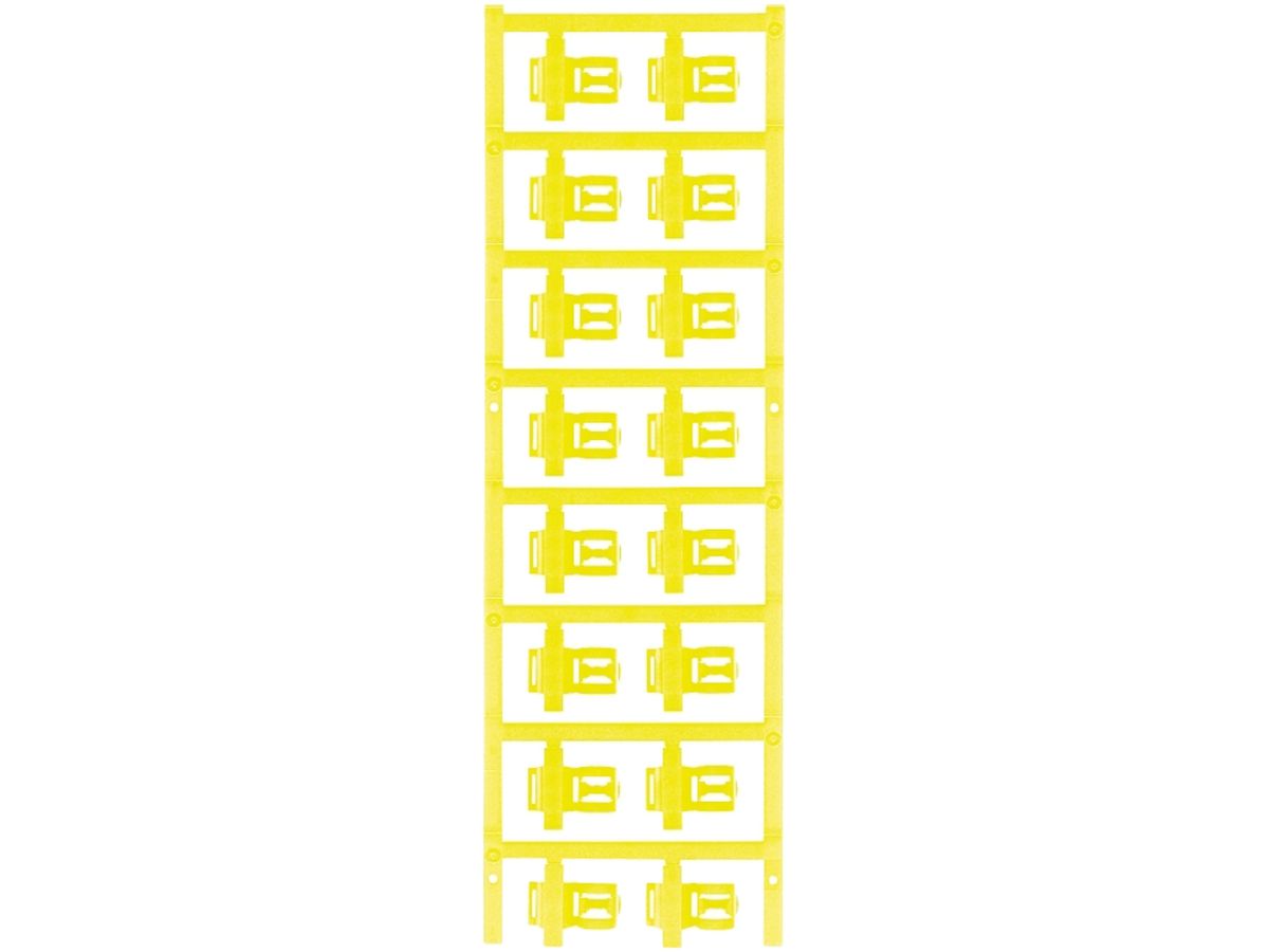 Leitermarkierer Weidmüller MultiCard SFC für Ø3.5…7mm 21×12.5mm PA66 gelb