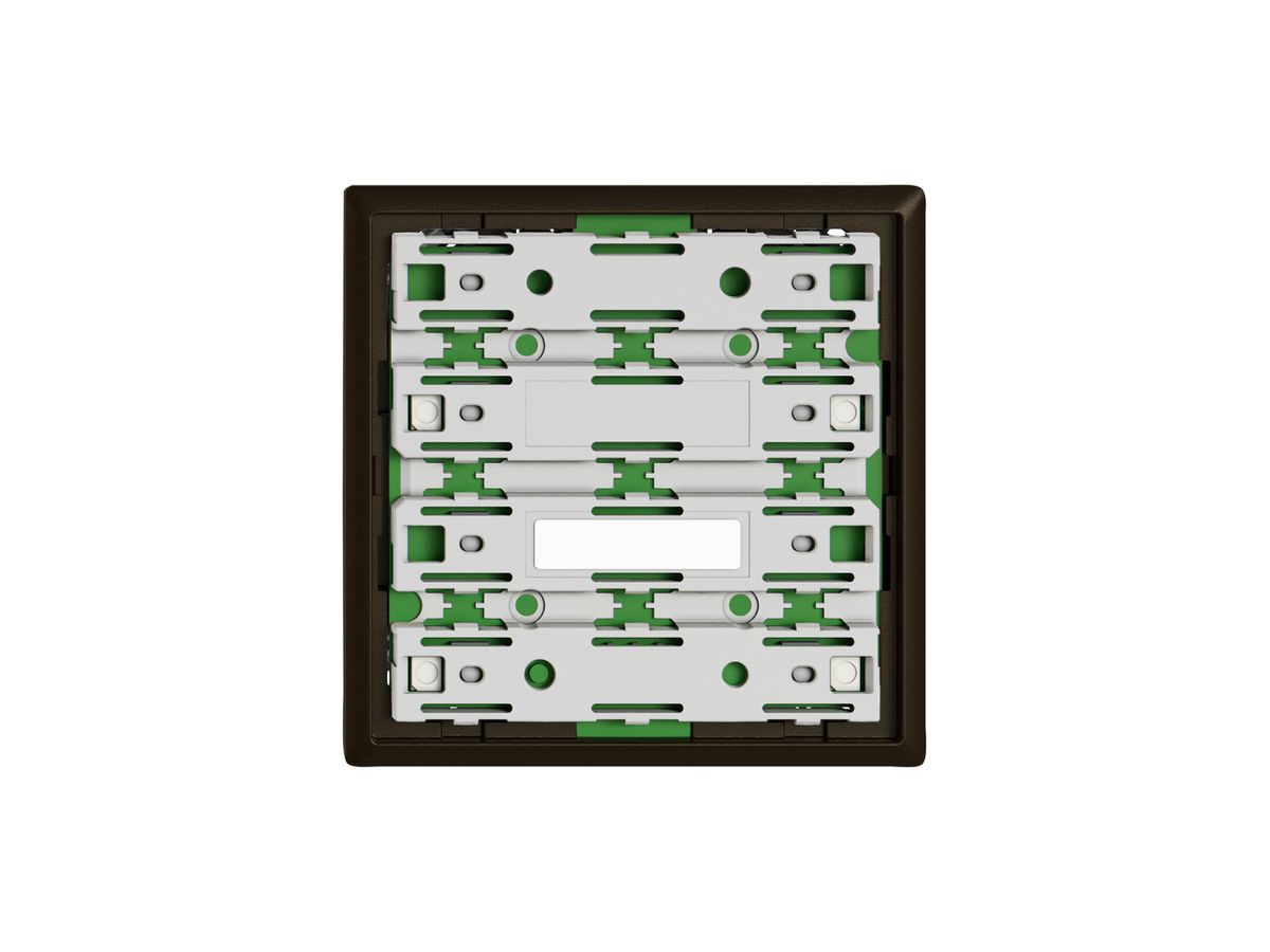 Frontplatte EDIZIO.liv UNI SNAPFIX® 60×60mm umbra