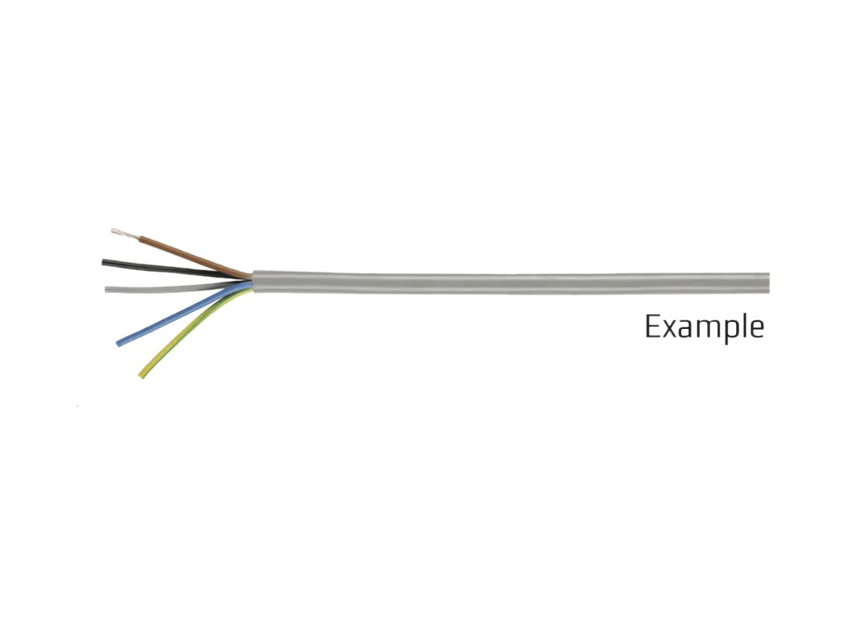 Kabel Td 5×2.5mm² 3LNPE halogenfrei hellgrau Eca