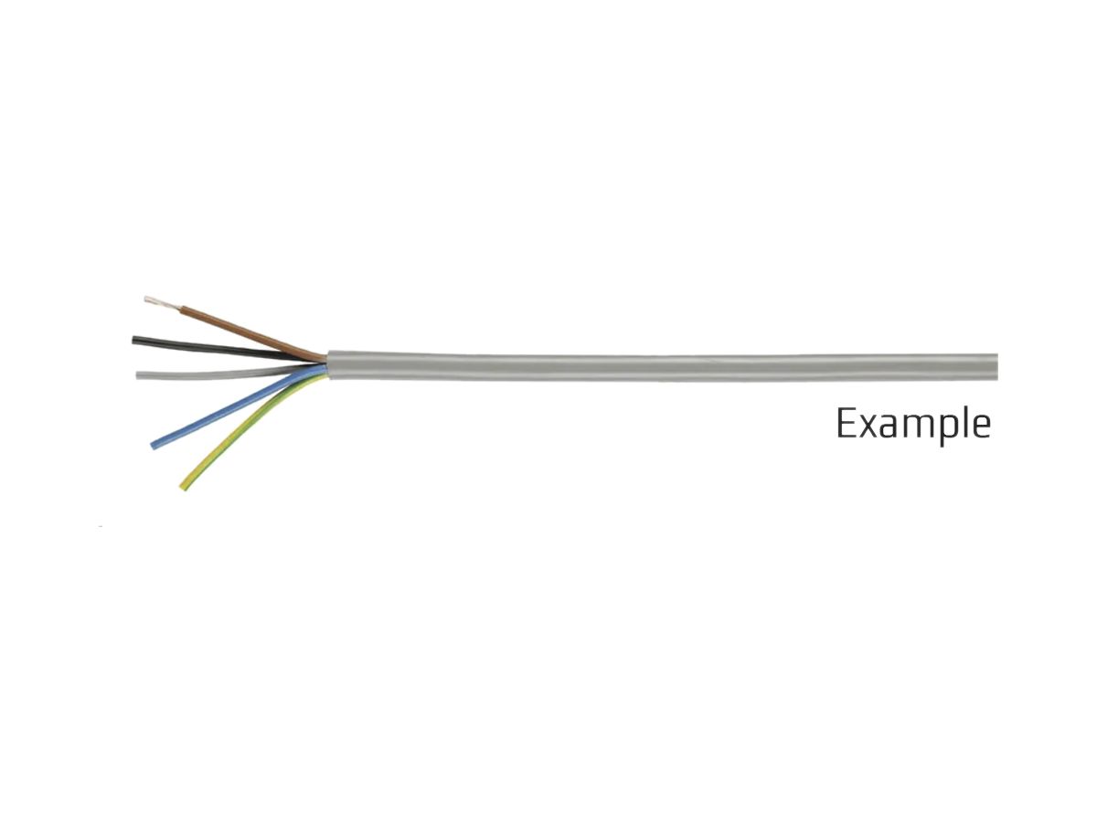 Kabel Td 2×2.5mm² LN grau Eca