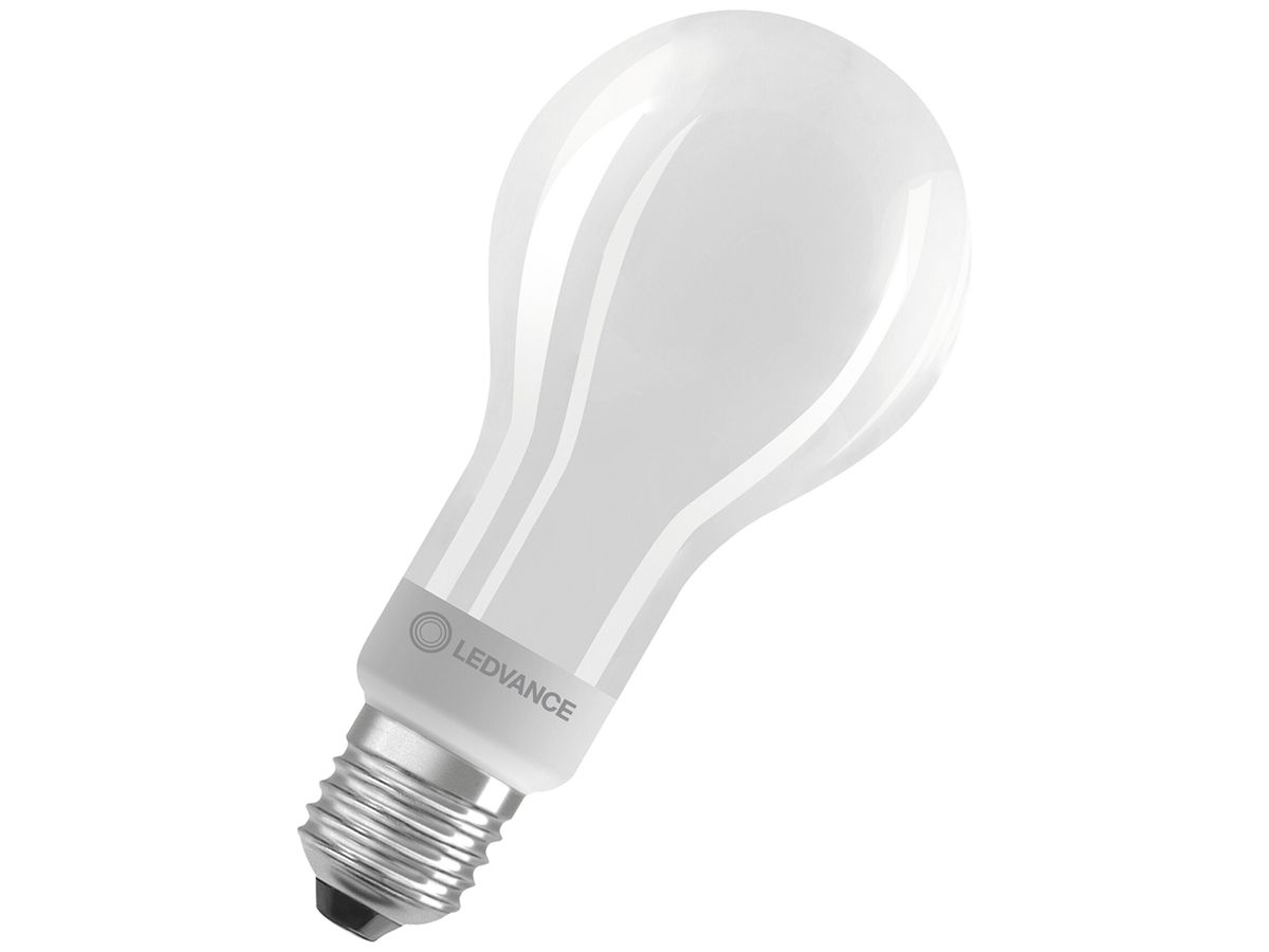 LED-Lampe LEDVANCE CLAS A E27 18W 2452lm 2700K DIM Ø70×128mm Typ A mattiert
