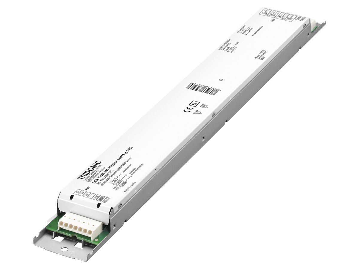LED-Konverter Tridonic LCA 350…1050mA, 100W, 360×40×21mm