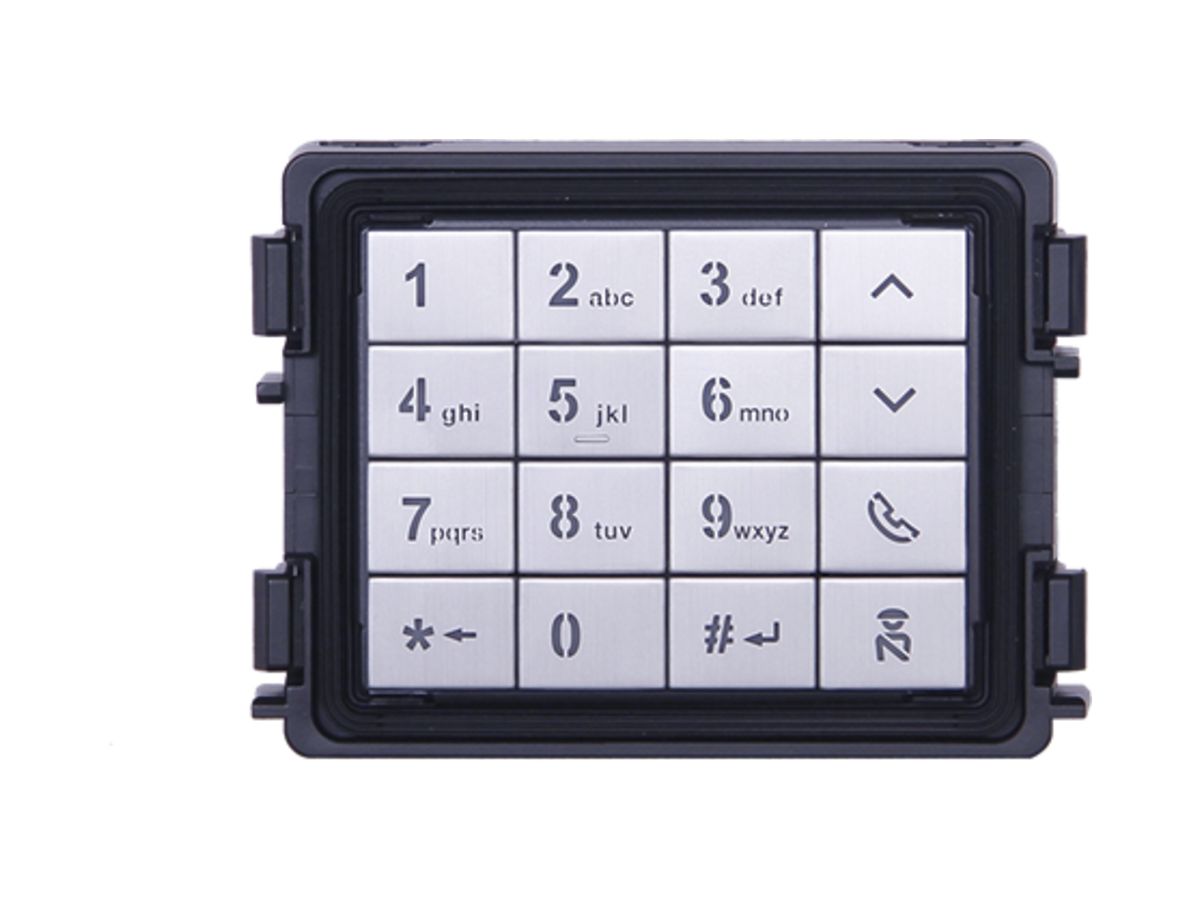 Tastatur-Modul ABB-Welcome IP, alphanumerisch, 1 Modul, schwarz