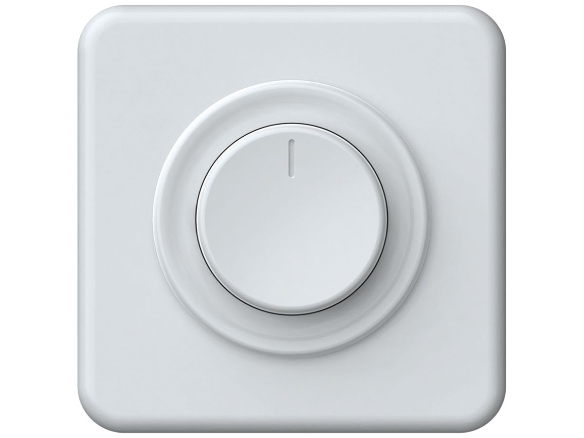 UP-Drehdimmer origin Phasenabschnitt 20…550VA 92×92mm ws