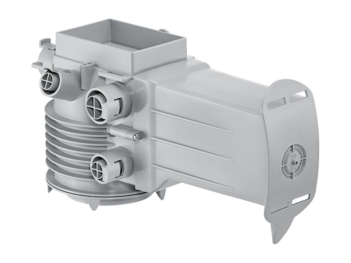 Einbaugehäuse HSB Lumina mit Tunnel 150mm, zum Einbetonieren, halogenfrei