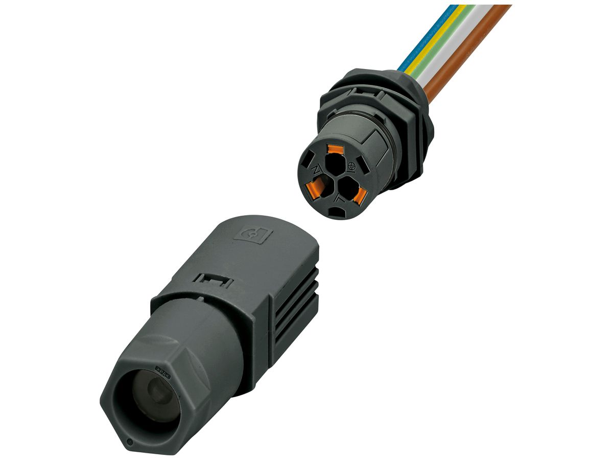 Wanddurchführung PX IPD WD Feldstecker 3P 16A 450V M20 sz IP66 0.5m