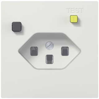 UP-FI-Steckdose SIDUS E T23 30mA weiss