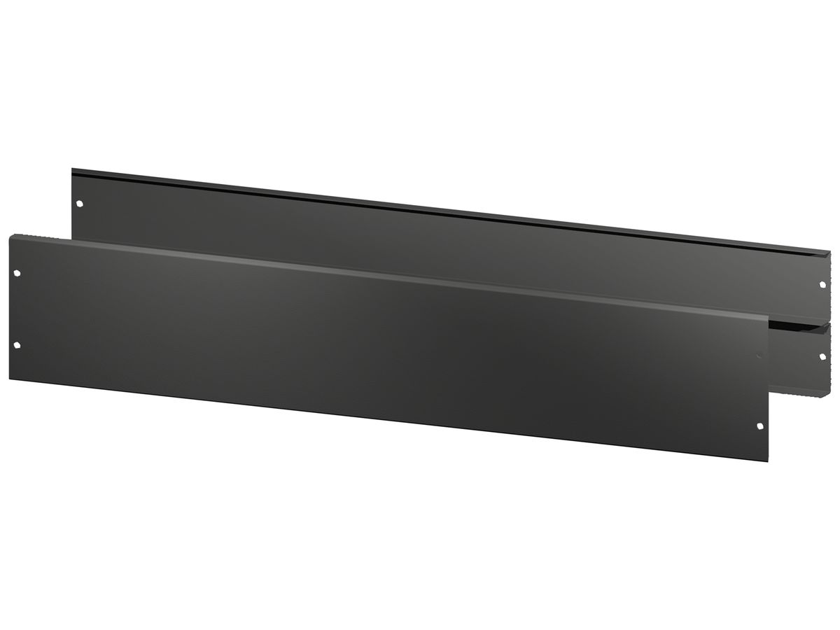 Sockelblende Rittal AX 2830.122 1200×200mm Vorder/Rück Stahlblech sw 2Stk