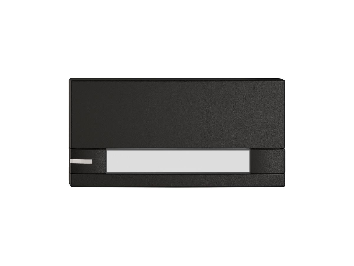 Taste 1/2 EDIZIO.liv KNX&UNI m.SNAPFIX® m.LED m.Papiereinlage 2-Tastenb.sz