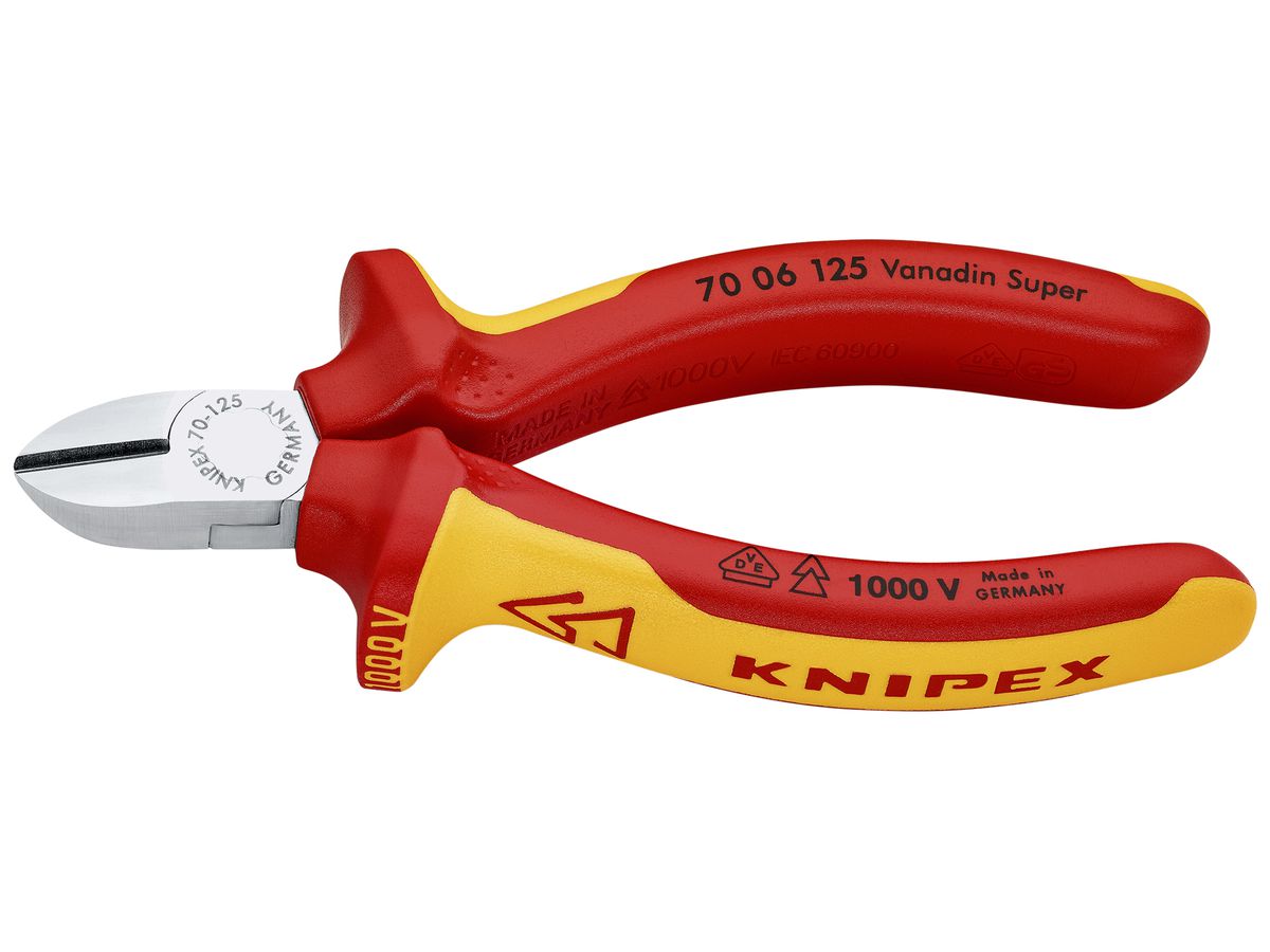 Seitenschneider KNIPEX VDE Ø3/2.3/1.5mm 125mm