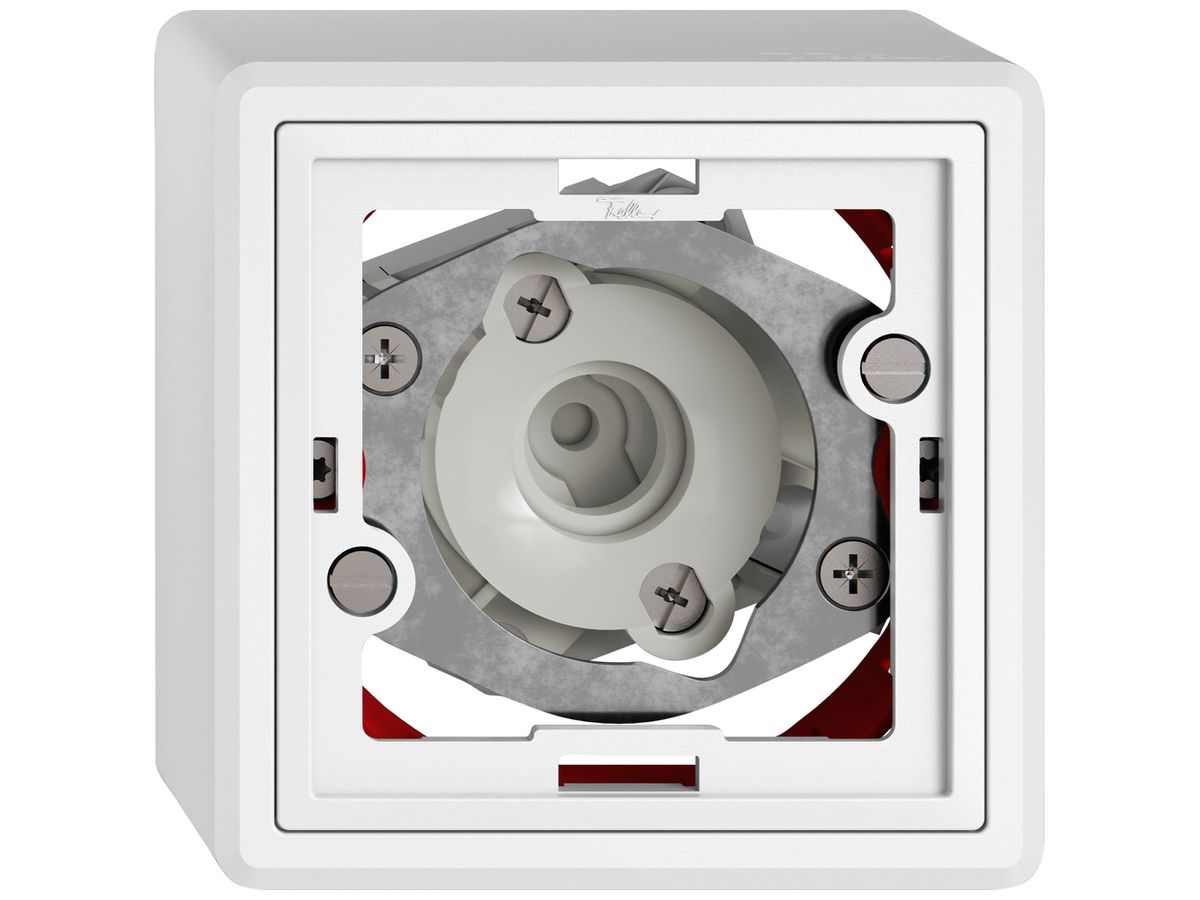 AP-Signallampe EDIZIO.liv SNAPFIX® 250V ohne Kalotte ohne Lampe ws
