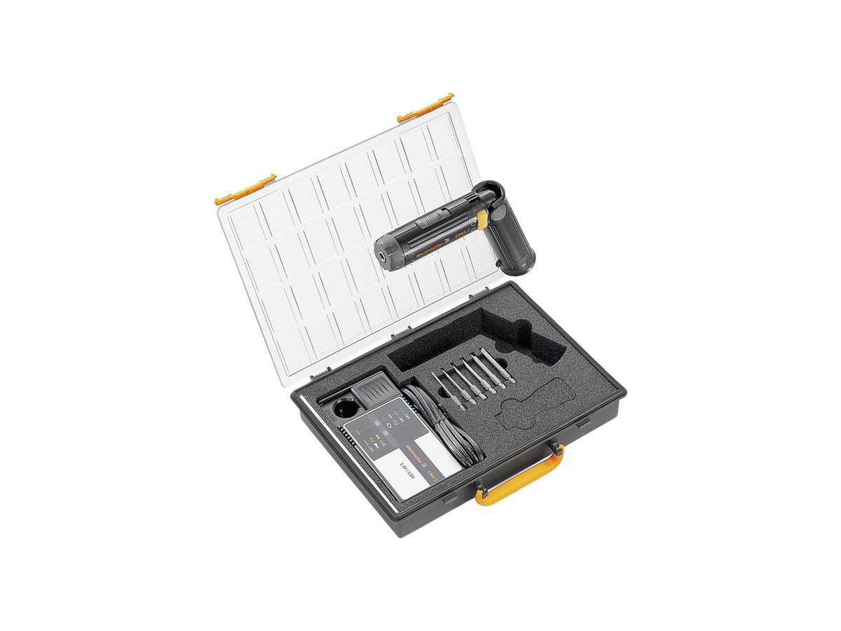 Akku-Drehmomentschrauber Weidmüller DMS 3 SET 1 1/4" DIN 3126 Form E6.3