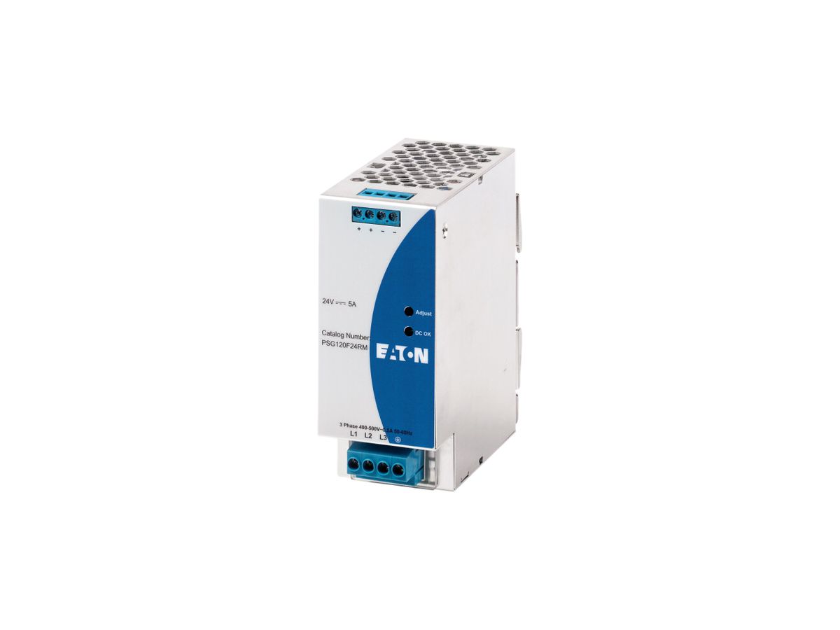 Stromversorgungsgerät ETN 400…500VAC 3L 24VDC 5A 120W IP20