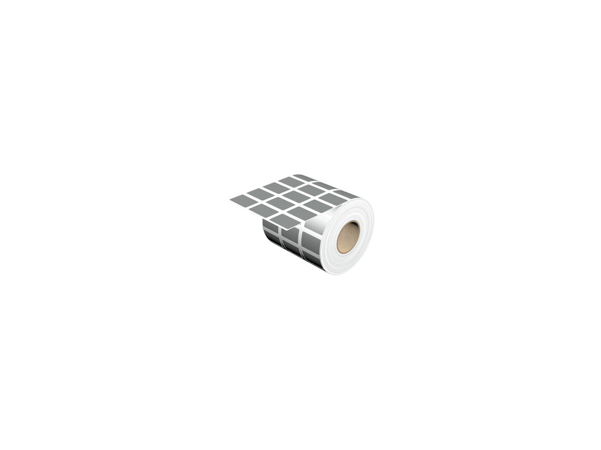 Etikette Weidmüller THM MT30X selbstklebend 30×20mm Polyester silber