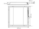 EB-LED-Leuchte ESYLUX CELINE-2 PNL 625 DDP OP 30W 4200lm 840 IP20