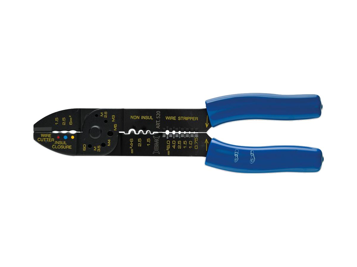 Crimpzange Plica BM Rundpressung 0.25…6mm² 235mm