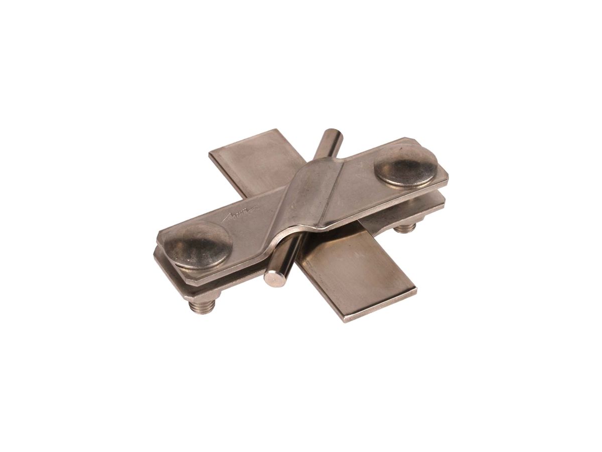 SV-Klemme Elvatec/DEHN mit Schrauben M10×30mm, V4A