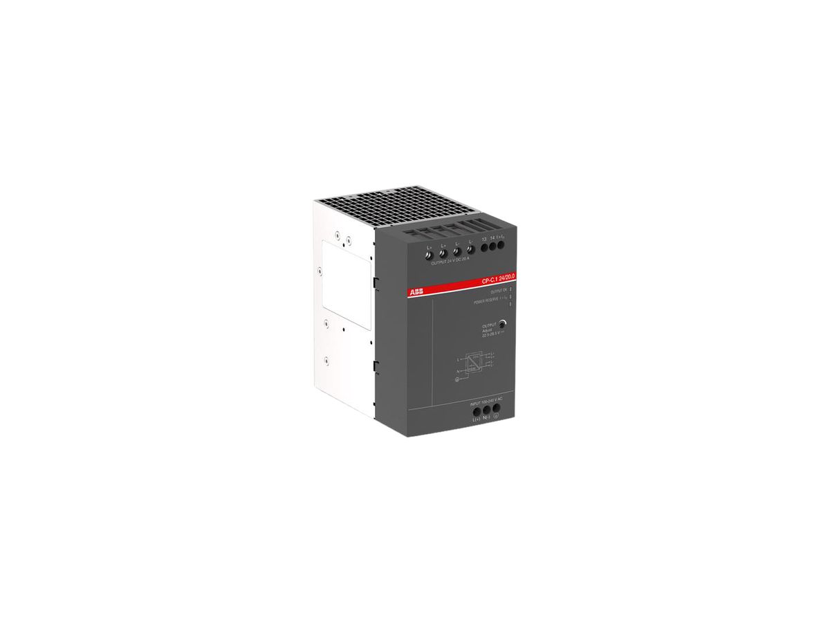Schaltnetzteil ABB Primär 100…240VAC Sekundär 24VDC/20A
